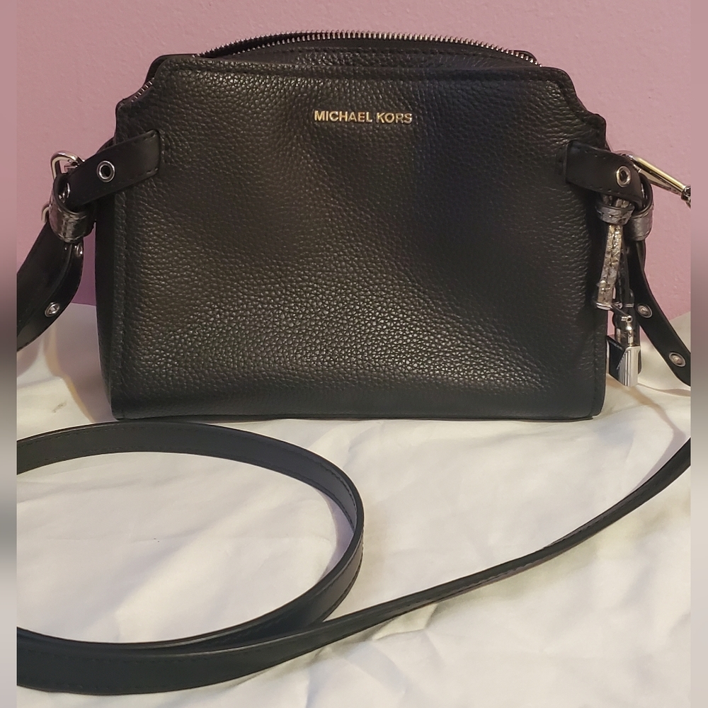 Michael Kors small leather bag.